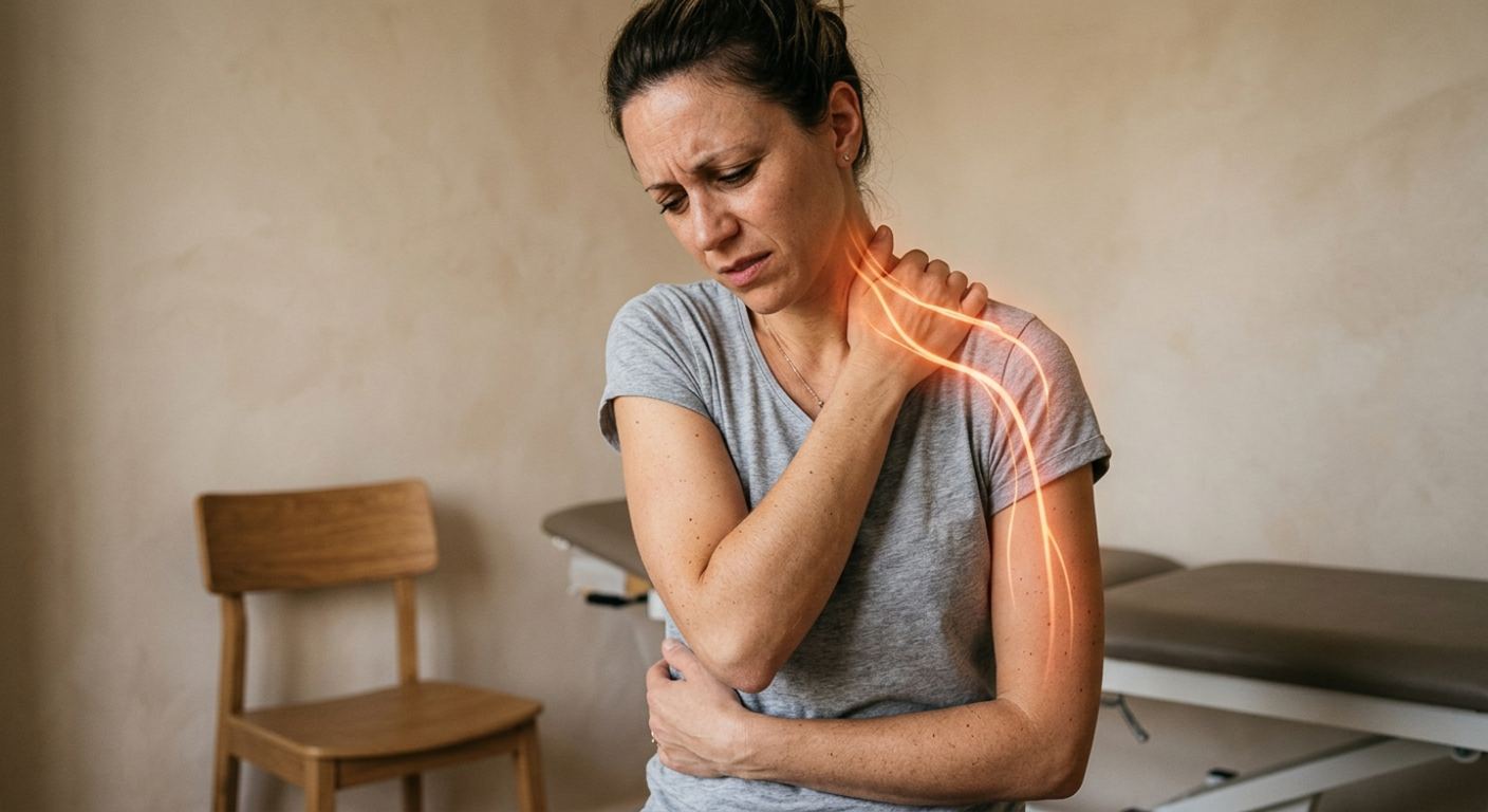 Douleur du cou qui descend dans le bras : est-ce une névralgie cervico-brachiale ?